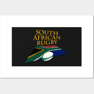 South African Rugby & South Africa Flag Posters and Art